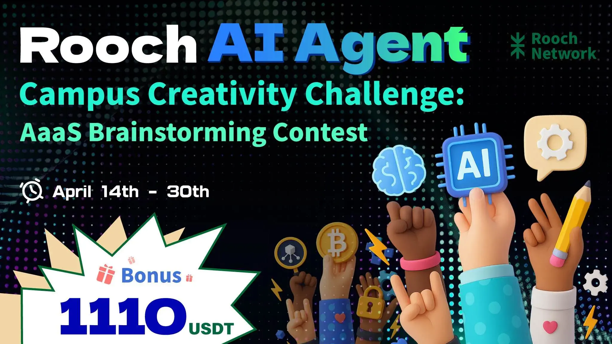 An image for a fake blog post titled AI agent Creativity Challenge: AaaS Brainstorming Contest